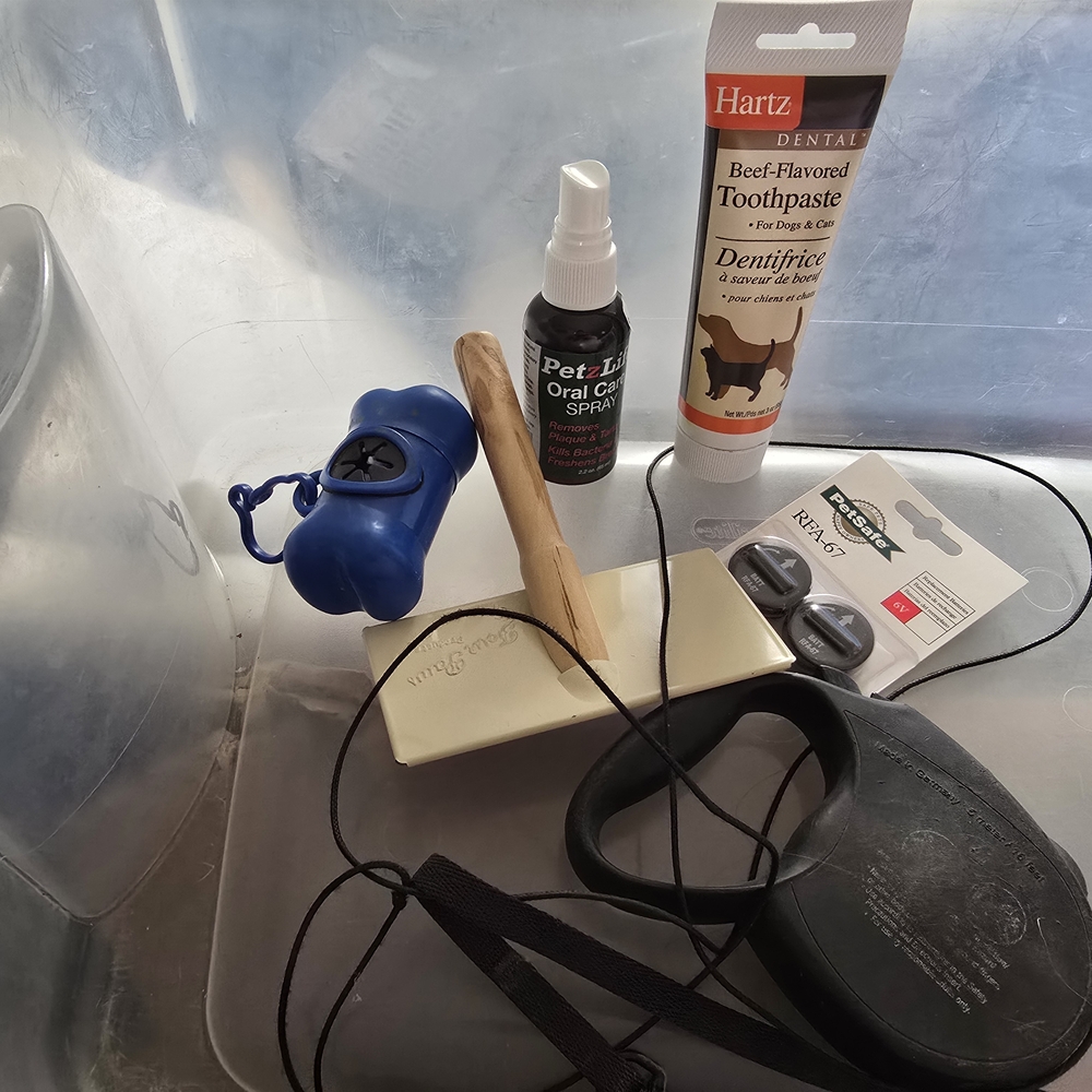 Pet Dental Care Kit with Blue Dispenser